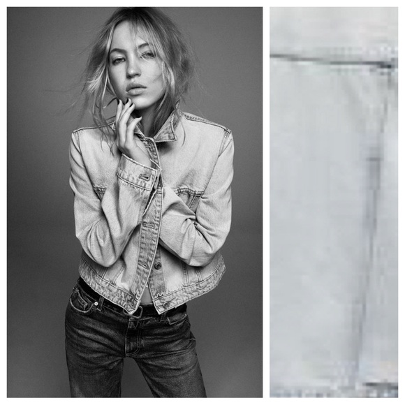 Zara Jackets & Blazers - NWT.  Zara Light Blue Cotton Denim Jacket. Size M.